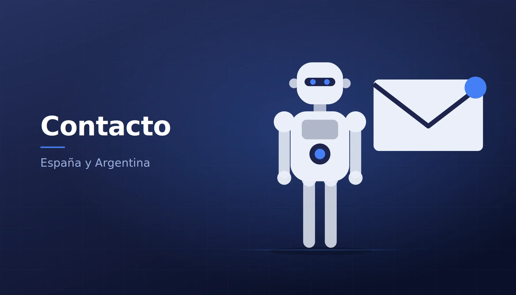 Contacto - comprar o alquilar un robot humanoide